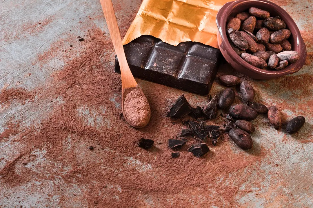 Cocoa beans and chocolate products